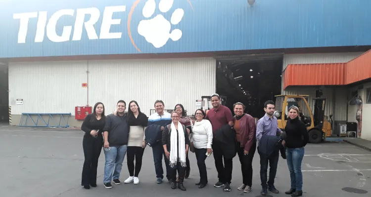 Registro de uma das missões realizada na Tigre, multinacional brasileira (Fotos: Divulgação)