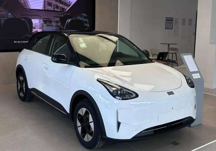 O Geely EX2 encerrou o mês com 92 unidades emplacadas no Piauí